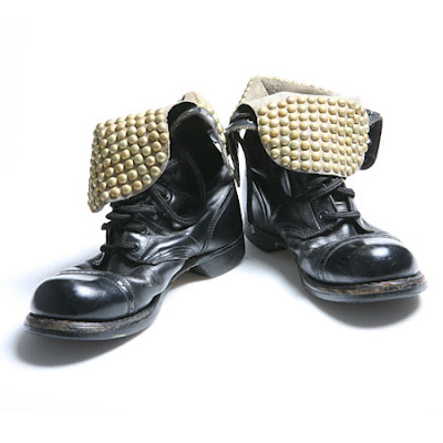 Military Boots Fashion  on Bess Studded Combat Boots  Oak Nyc