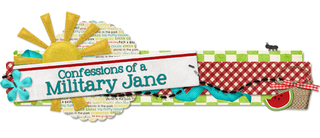 Confessions of a Military Jane Blog Design