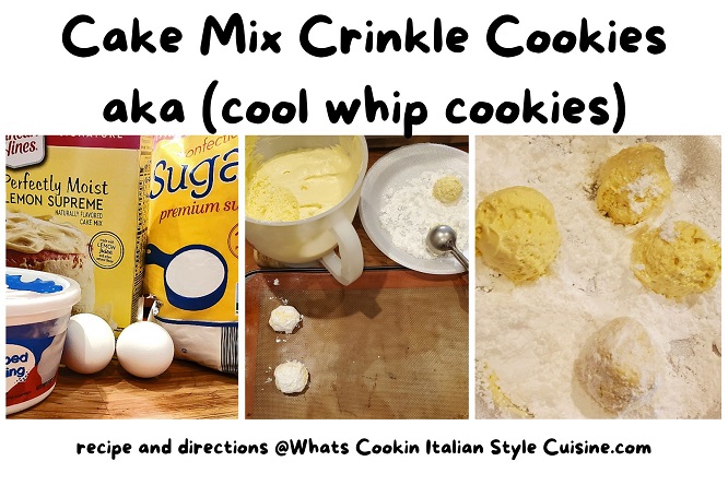 how to make cake mix cookies