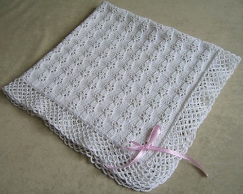 Lace Baby Blanket - Free Pattern