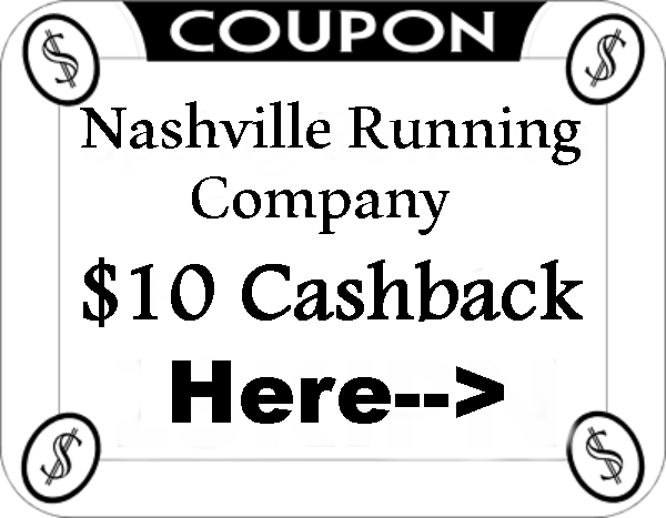 Nashville Running Company Casback Coupons August, September, October