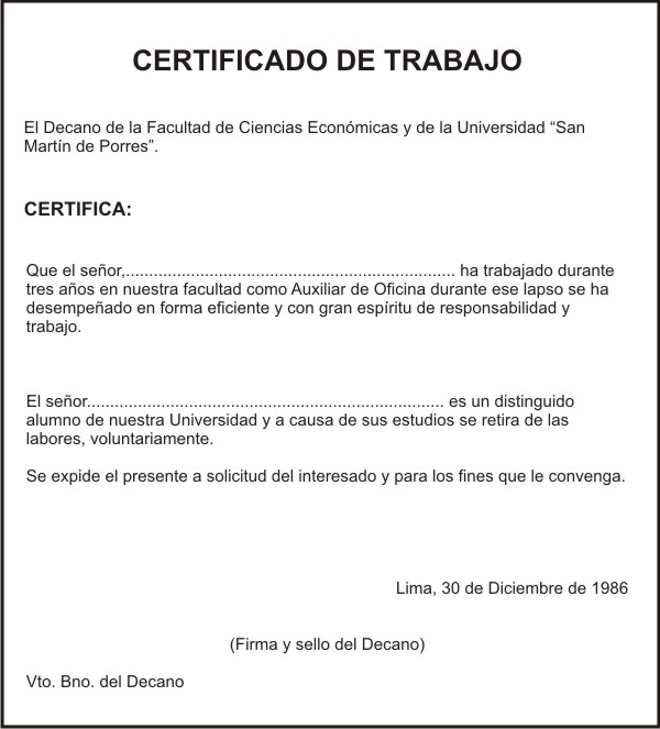 Certificado De Honorabilidad Formato Word - Quotes About n