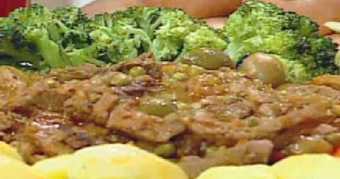 Tirinhas de carne com legumes