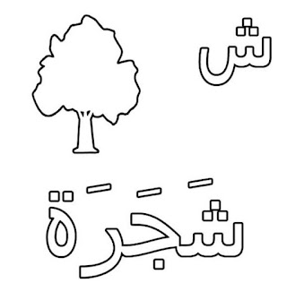  Gambar  Mewarnai Huruf Arab Kata Bahasa Arab Gambar  