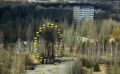 Chernobyl hoje e uma cidade abandonada.
