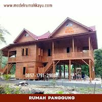 Rumah Kayu Bongkar Pasang