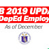 PBB 2019 UPDATE for DepEd Personnel (As of December)