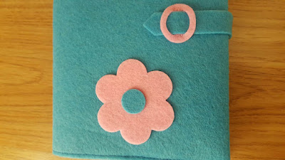 DIY Spring Felt Notebook Cover