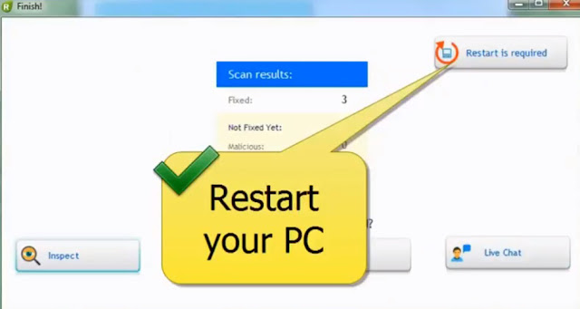 Restart Komputer