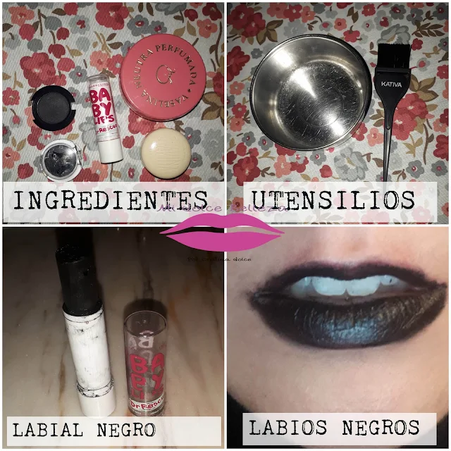 collage labial negro - midolcebelleza