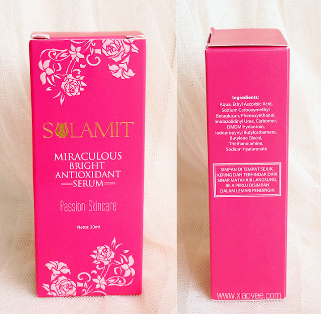 Sulamit Indonesia, Sulamit Miraculous Bright Serum Review, Review Serum Muka Sulamit