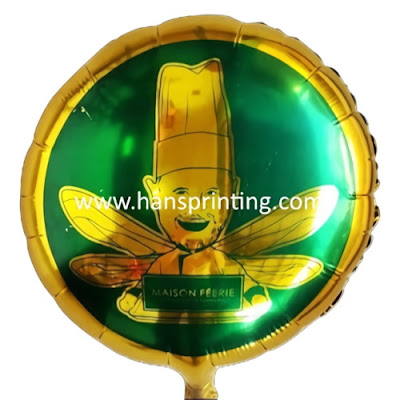 Balon Promosi Dengan Custom Printing Balon Foil Bulat