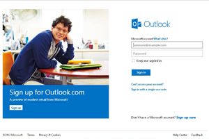 Microsoft's new email service Outlook.com