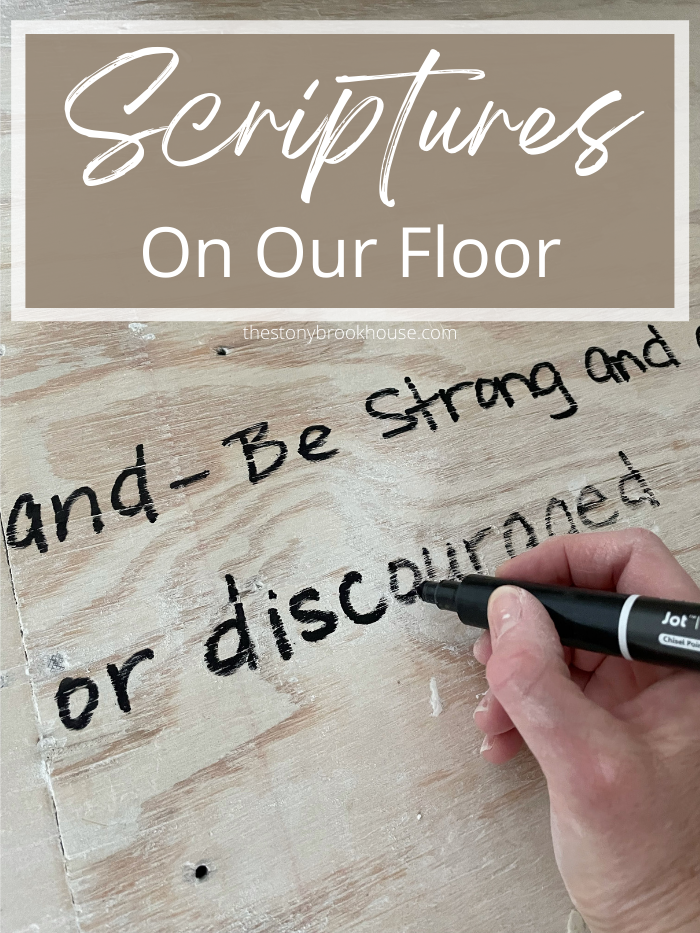 Scriptures On The Floor