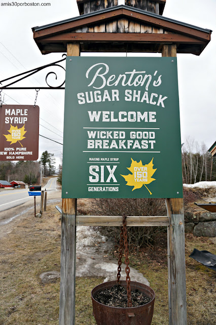 Cartel de Benton's Sugar Shack en New Hampshire