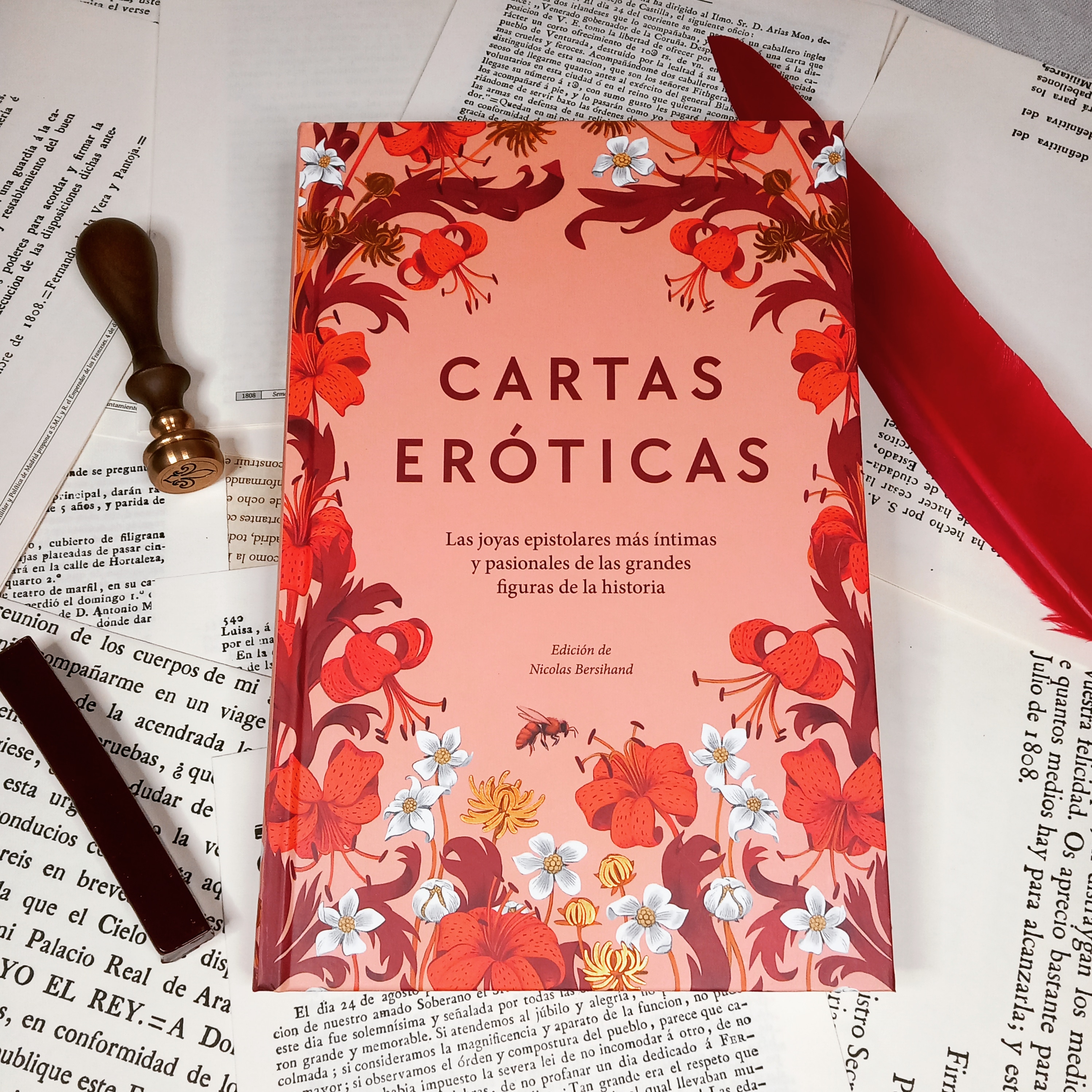 Atrapada en unas hojas de papel: Cartas eróticas - Nicolas Bersihand