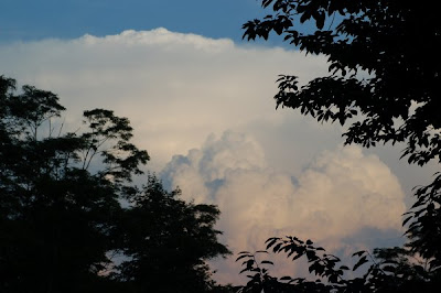 Thunderclouds rising off Greenbrier River