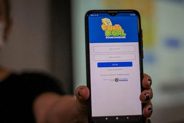 Aplicativo Nota Legal Rondoniense é lançado pelo Governo; contribuintes concorrem a prêmios de até R$ 20 mil