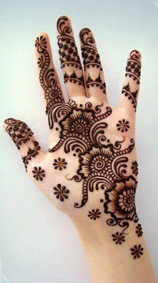 One Hand Mehndi Designs, Beautiful Mehndi Designs.