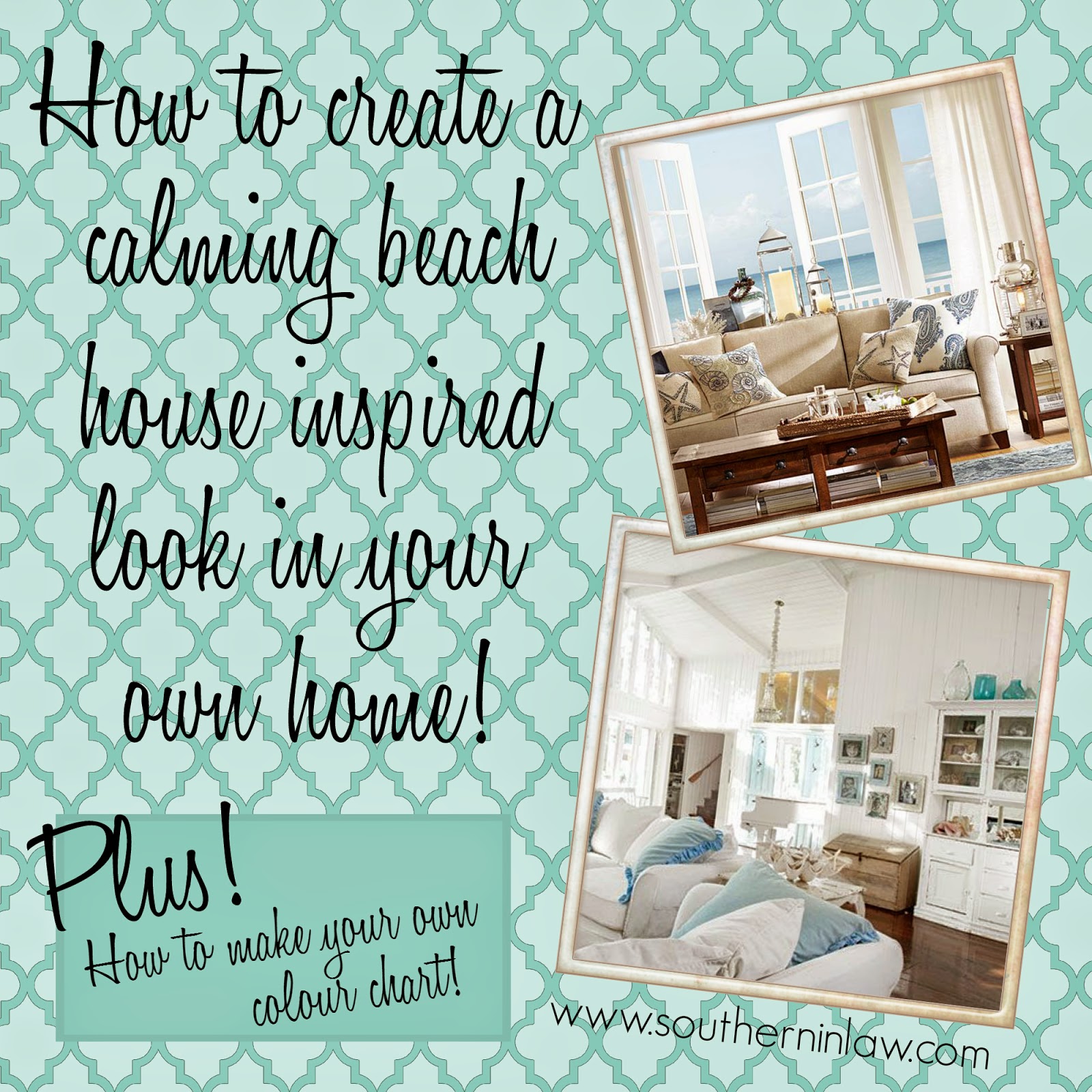 How to create a Shabby Chic Beach House Style Home - Beach Inspired ...