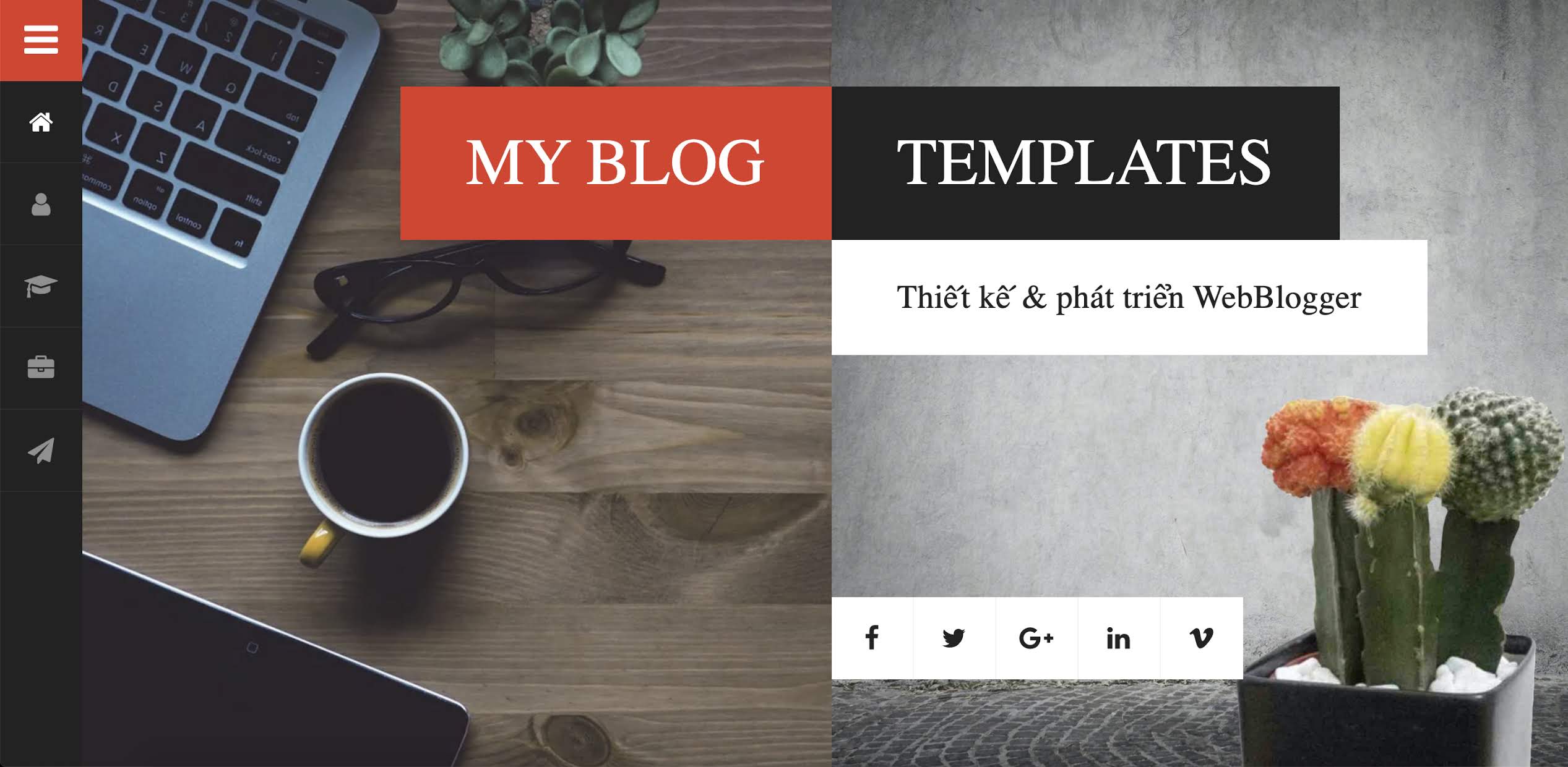 Template tin tức, dịch vụ, cá nhân cho Blogger / Blogspot