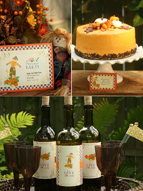 Bird's Party Blog: Styled Shoot: Fall Harvest Party for your ...