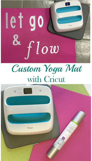 Did you know you could use iron on with a yoga mat? I used the new SportFlex Iron on and my Cricut EasyPress to customize a yoga mat!