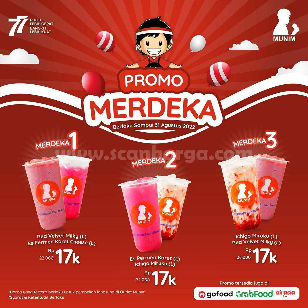 MUNIM Promo MERDEKA! Harga Paket Spesial SERBA 17Ribu