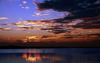 Lake Sunset Wallpaper