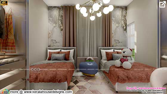 Kids bedroom interior