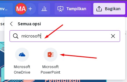 Cara Download PowerPoint di Canva