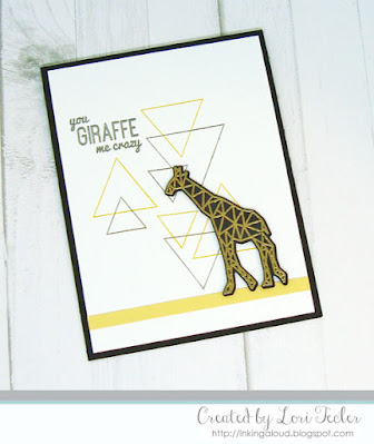 You Giraffe Me Crazy card-designed by Lori Tecler/Inking Aloud-stamps and dies from Altenew