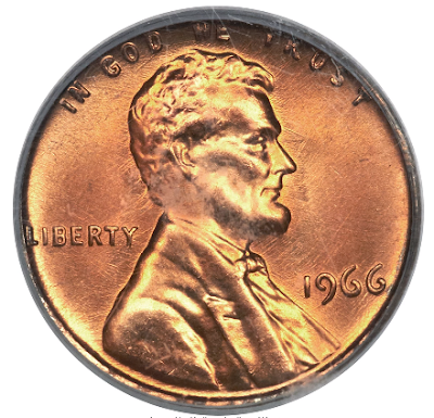 1966 lincoln penny value
