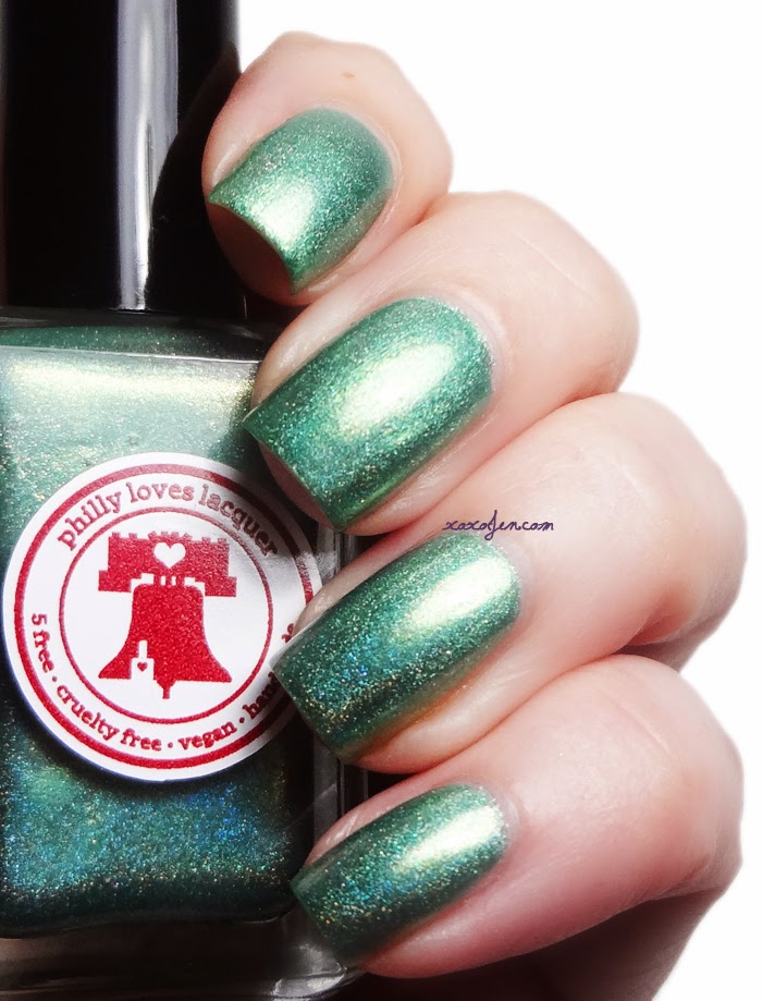 xoxoJen's swatch of Philly Loves Lacquer Fortunate Rainbow