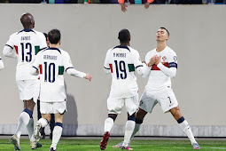 Cristiano Ronaldo Pamer Selebrasi Baru saat Timnas Portugal Kalahkan Luxembourg 6-0