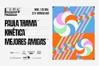 Concierto de Paula Trama, Kinética y Mejores Amigas en Intruso Bar