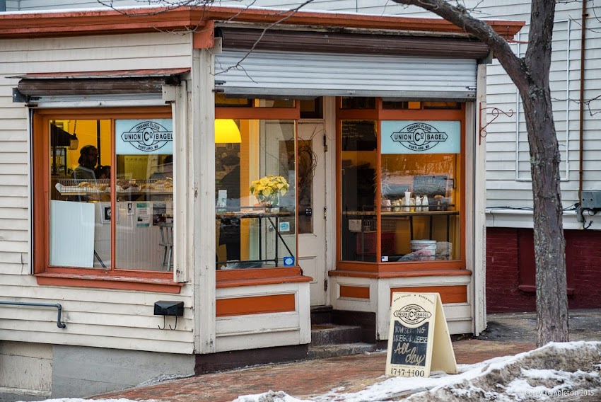 Union Bagel Co. at 147 Cumberland Avenue in Portland, Maine USA January 2015 photo by Corey Templeton