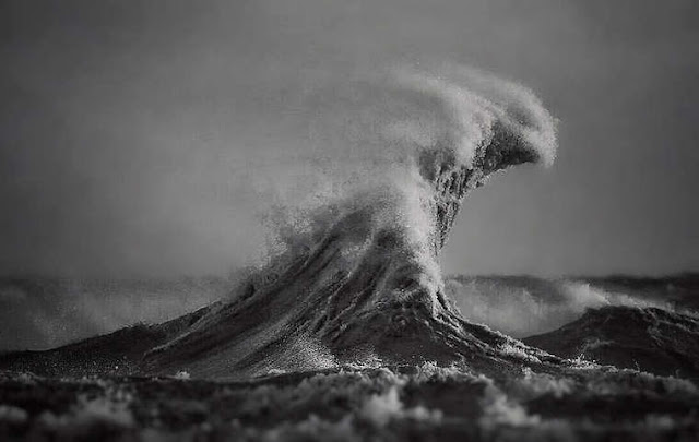 Montanhas líquidos - As poderosas ondas de Lake Erie fotografados por Dave Sandford