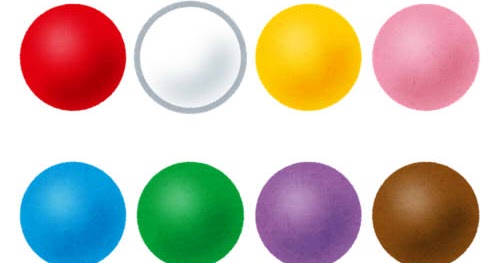 いろいろな色の玉 ボールのイラスト かわいいフリー素材集 いらすとや