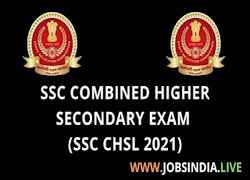 COMBINED HIGHER SECONDARY LEVEL EXAMINATION SSC CHSL APPLY