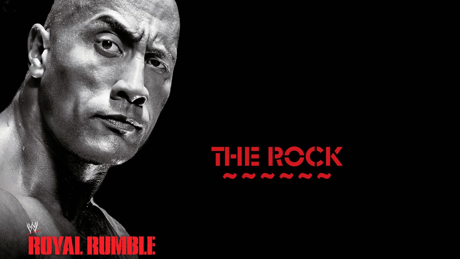 HD wallpapers of The Rock ~ wrestling in urdu