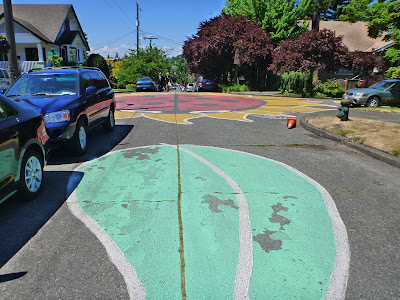 Wallingford Ladybug Intersection - Painting