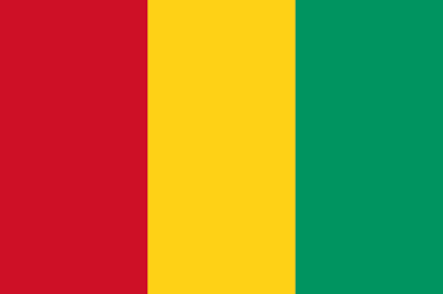 Logo Gambar Bendera Negara Guinea PNG JPG ukuran 400 px