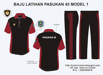 PAKAIAN LATIHAN PASUKAN MODEL 1