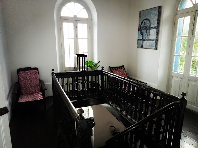 Stair case leading up to the guest rooms - Roça São João dos Angolares