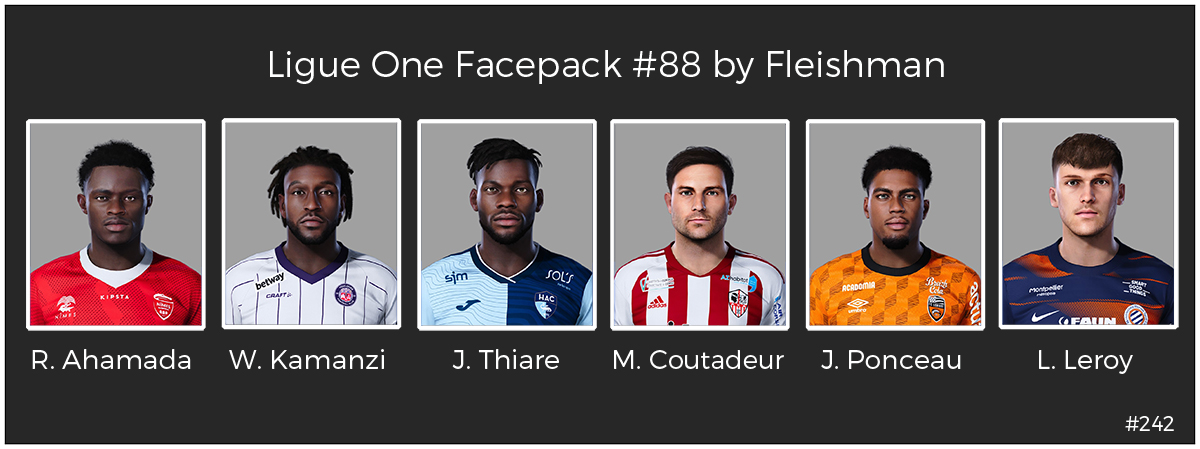 PES 2021 Ligue 1 Facepack #88 by Fleishman