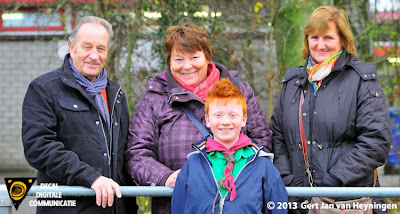 Opa, oma, tante en broertje kwamen kijken en zagen een fantastische Floortje scoren.