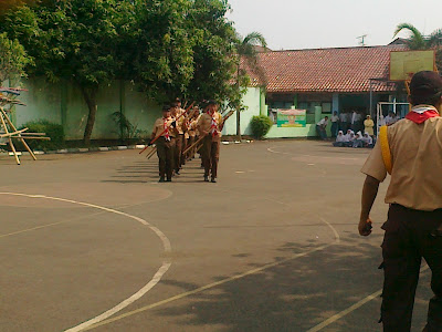 Demo - Ekskul Pramuka Tahun 2012-2013 - Pramuka MAN 6 Jakarta Timur