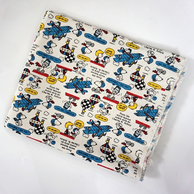 [ bbbz1204.th ] กระเป๋าผ้าใบพิมพ์ลายการ์ตูน Snoopy แฮนด์เมด diy สําหรับผู้หญิง