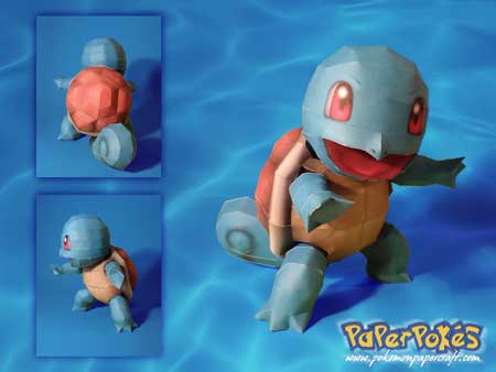 Squirtle Papercraft